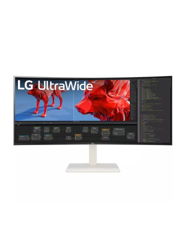 LG 38WR85QC-W, 37.5" UltraWide AG , Curved 21:9 IPS Panel, 1 ms (GtG), 1000:1, 450 cd/m2, WQHD+ (3840x1600), HDR600, DCI-P3 9