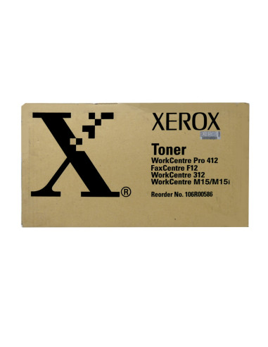 TОНЕР КАСЕТА ЗА XEROX WorkCentre 412/312/M15/M15i/FCF12 - Black - P№ 106R00586