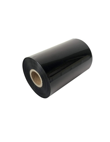 ТЕРМОТРАНСФЕРНА ЛЕНТА - 102 mm x 300 m - РОЛКА 25,4 мм - WAX - BLACK - OUTLET - P№ 6500G - GENTLE