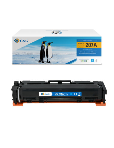 КАСЕТА ЗА HP COLOR LASERJET PRO M255dw/MFP M282nw/M283cdw/M283fdw - /207A/ - Cyan - W2211A - P№ NT-PH2211C - G-G -  1250k