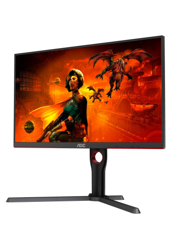 AOC U27G3X/BK, 27" IPS WLED, 3840x2160@160Hz, 1ms GtG, 1ms MPRT, 400cd m/2, 1000:1, DCR 80M:1, Adaptive Sync, FlickerFree, Lo