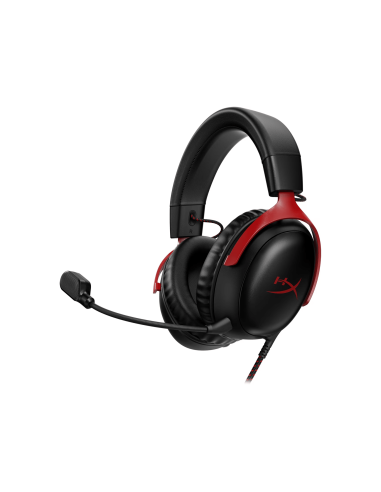 Геймърски слушалки HyperX Cloud III, Микрофон, Черно/Червено