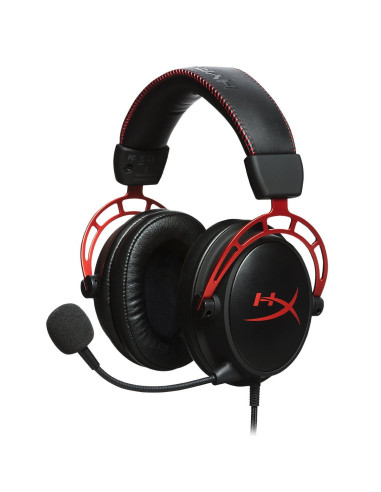 Геймърски слушалки HyperX Cloud Alpha, Черен/Червен