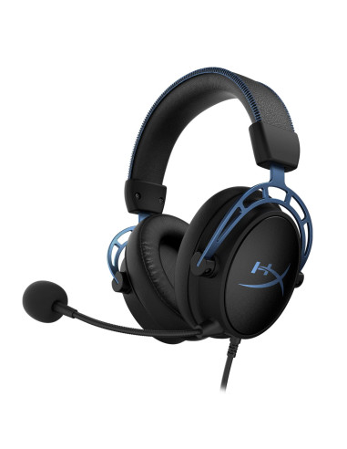 Геймърски слушалки HyperX Cloud Alpha, S 7.1, Син