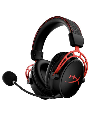 Геймърски слушалки HyperX Cloud Alpha Wireless, Черен/Червен