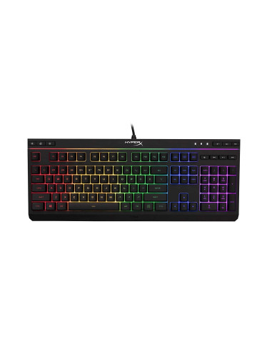 Геймърскa клавиатура HyperX Alloy Core, RGB подсветка, Черен