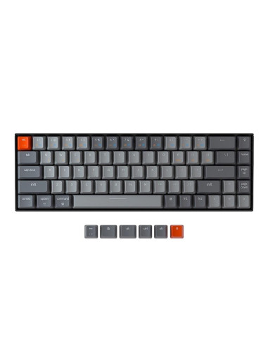 Геймърска Механична клавиатура Keychron K6 Hot-Swappable 65- Gateron Blue Switch RGB LED ABS