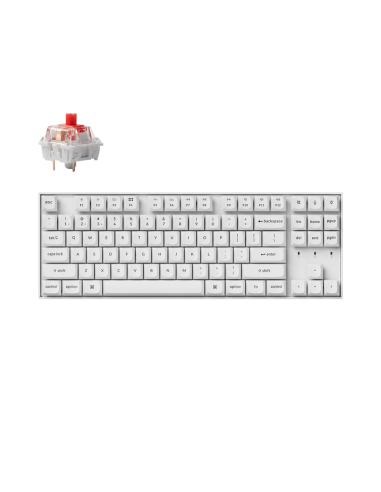 Геймърска механична клавиатура Keychron K8 Pro White K Pro Red RGB