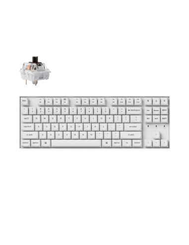 Геймърска механична клавиатура Keychron K8 Pro White K Pro Brown RGB