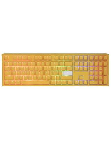 Геймърскa механична клавиатура Ducky One 3 Yellow Full-Size, Cherry MX Silver