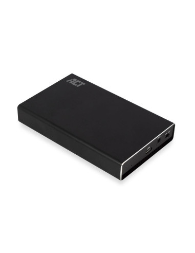 Чекмедже за твърд диск ACT AC1220, 2.5", SATA, USB-C 3.2 Gen2 (USB 3.1), Черен