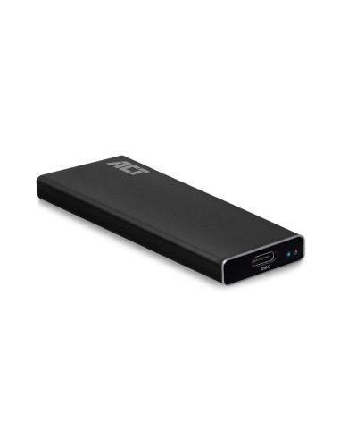 Чекмедже за твърд диск ACT AC1605, M.2 NVMe SSD, USB-C 3.1 Gen2, Черен