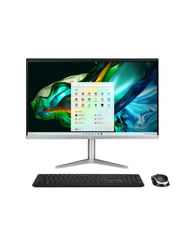 Kомпютър Acer Aspire All-In-One C24-1300, AMD Ryzen 3 7320U, 23.8" FHD, 8GB DDR5, 512GB SSD, NO OS