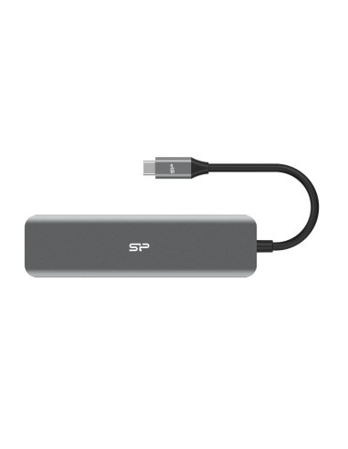 Докинг станция Silicon Power Boost SU20, 7 в 1, USB-C