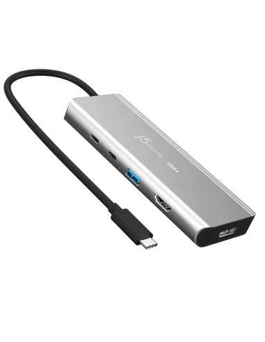 5-портов хъб j5create JCD401 USB4 Dual 4K Multi-port USB-C, 4K HDMI