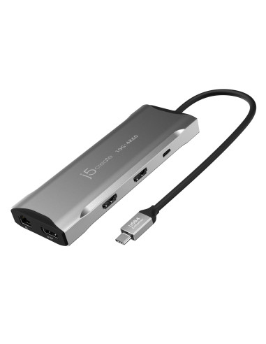 Докинг станция j5create JCD397 100W, 4K60 Elite USB-C, 10Gbps