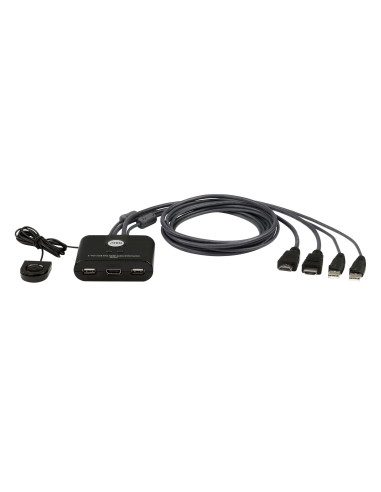 Превключвател KVM ATEN CS22HF, Дву портов USB HDMI