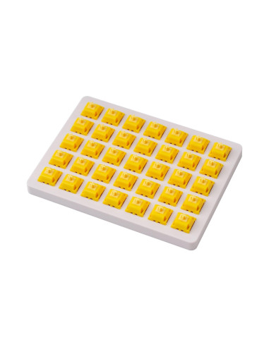 Суичове за механична клавиатура Keychron Gateron Cap Golden Yellow Switch Set 35 броя