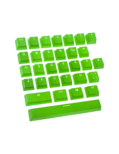 Капачки за механична клавиатура Ducky Green 31-Keycap Set Rubber Backlit Double-Shot US Layout