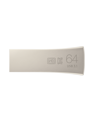 USB памет Samsung BAR Plus, 64GB, USB-A, Сребриста