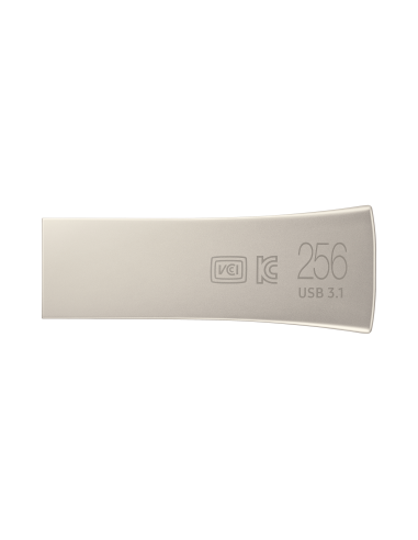 USB памет Samsung BAR Plus, 256GB, USB-A, Сребриста