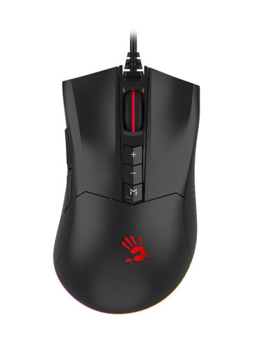 Геймърска оптична мишка А4 Bloody ES9 ESPORTS, Жична, USB, RGB, 6200cpi, Черен