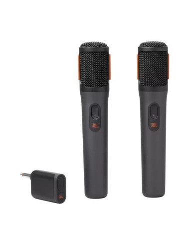 Комплект безжични микрофони JBL PartyBox Wireless Mic, 2 бр, До 30м