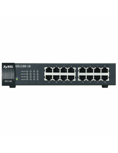 Суич ZYXEL GS1100-16, 16 портов, Gigabit, за монтиране в шкаф