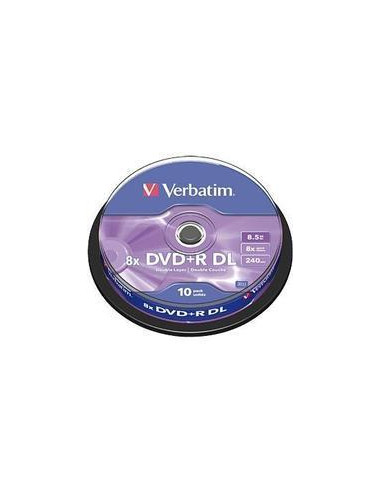 DVD+R 8.5GB, 8X, AZO двуслойни 10бр.