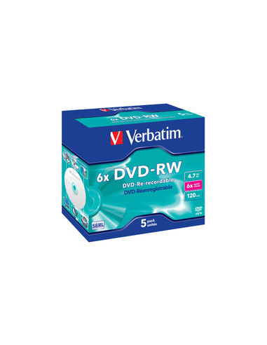 DVD-RW 4.7GB, 6X, 5бр.