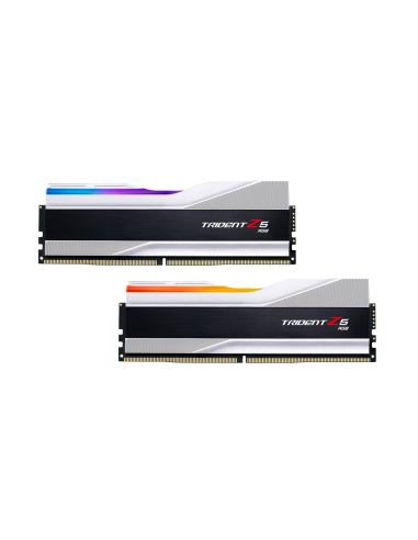 Памет G.SKILL Trident Z5 Silver RGB 32GB(2x16GB) DDR5 6000MHz F5-6000J3636F16GX2-TZ5RS