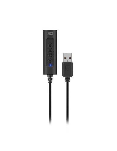 Звукова карта Ewent AC9360, 2.0, USB, 3.5 mm, Черна