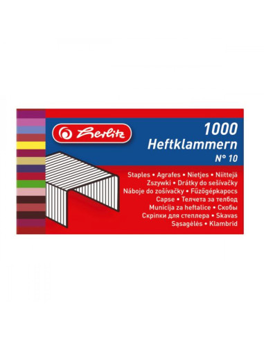 Телчета за телбод No10 , 10 кутийки - herlitz