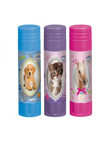 Лепило сухо, стик, 21 гр., Pretty Pets - herlitz