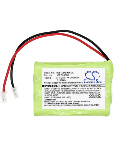 Батерия за телефон 3 ААА 3.6V NiMH 700mAh GPT207 /universal conector/ за Panasonic KX-TC1210 Cameron Sino