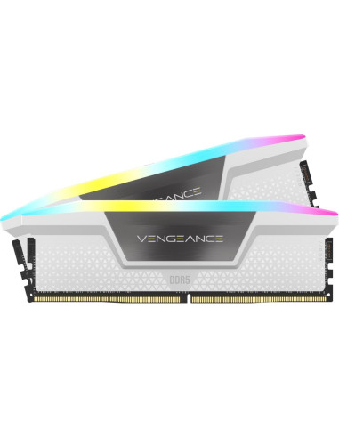 Памет Corsair Vengeance White RGB 32GB(2x16GB) DDR5 5200MHz CMH32GX5M2B5200C40W