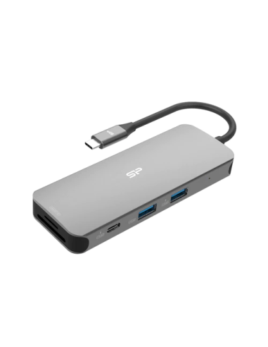 Докинг станция Silicon Power SR30 8 в 1 USB-C