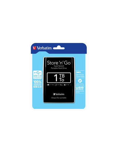 Verbatim STORE N GO 2.5" (6.35CM) 1TB USB 3.0 Black