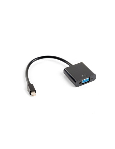 Lanberg adapter display port mini (m) --gt VGA (f), 20cm cable, black