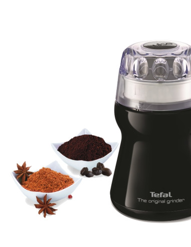 Tefal GT110838, Mini-Choppers, Coffee grinder, Black