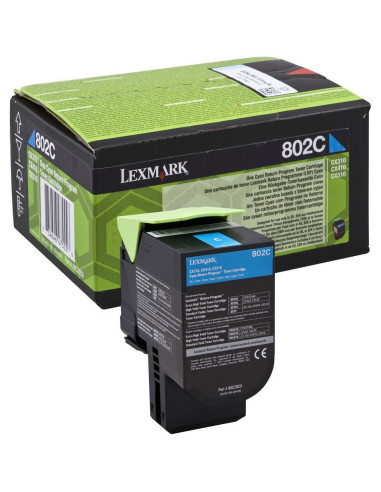 КАСЕТА ЗА LEXMARK CX 310/410/510 - Cyan - Return program cartridge - P№ 80C20C0 - /802C/