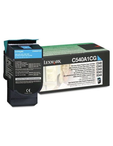 КАСЕТА ЗА LEXMARK OPTRA C 540 series/X 540 series - Cyan - Return program cartridge - P№ C540A1CG