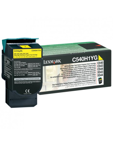 КАСЕТА ЗА LEXMARK OPTRA C 540 series/X540 series - Yellow - Return program cartridge - HIGH CAPACITY - P№ C540H1YG