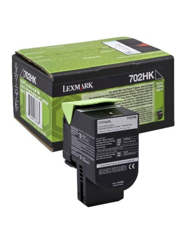 КАСЕТА ЗА LEXMARK CS 310/410/510 - Black - HIGH CAPACITY - Return program cartridge - P№ 70C2HK0 - /702HK/