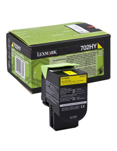 КАСЕТА ЗА LEXMARK CS 310/410/510 - Yellow - HIGH CAPACITY - Return program cartridge - P№ 70C2HY0 - /702HY/