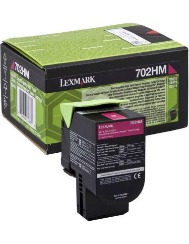 КАСЕТА ЗА LEXMARK CS 310/410/510 - Magenta - HIGH CAPACITY - Return program cartridge - P№ 70C2HM0 - /702HM/