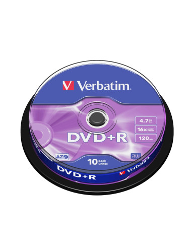 DVD+R 4.7GB 16X мат сребро, 10бр.