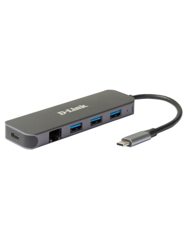 D-LINK 5in1 USB-C Mini Docking Station