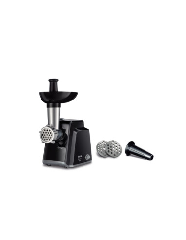 Tefal NE105838, Meat grinder, 1400W, Capacity 1.7 kg/min, Reverse function, Chopping knife, 2 sausage accessories, Black