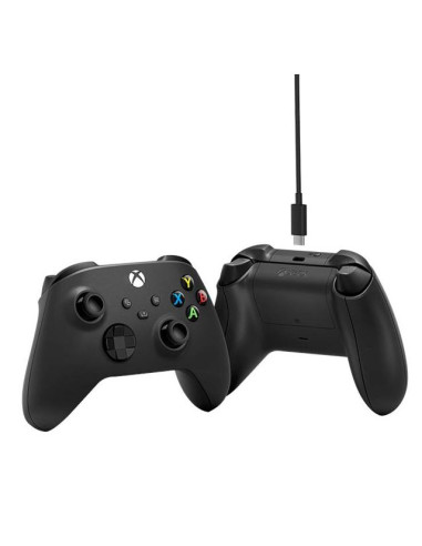 Геймърски контролер Microsoft Xbox + Type-C кабел Black